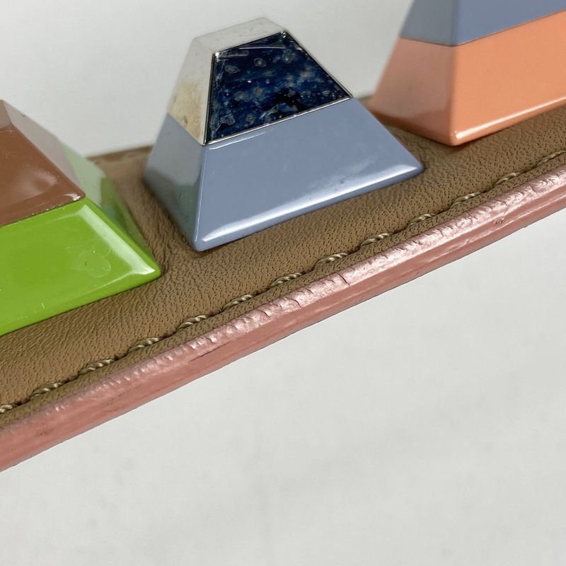 Fendi Strap You Shoulder Strap Leather Beige Multicolor Women