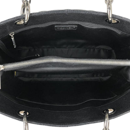 Chanel Coco Mark Chain Tote Shoulder Bag Matelasse GST Tote Bag Caviar Skin