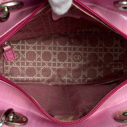Christian DIOR Lady Dior 2WAY Shoulder Bag Handbag Leather Pink Women