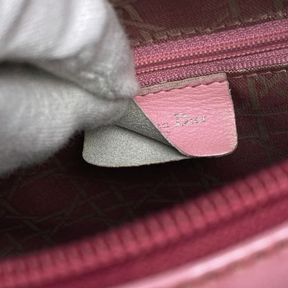 Christian DIOR Lady Dior 2WAY Shoulder Bag Handbag Leather Pink Women