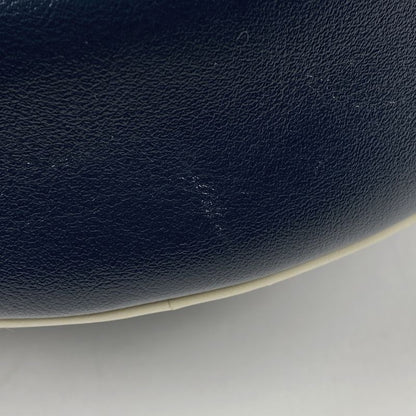 Gucci GG Marmont Chain Shoulder Bag Round Mini Shoulder Bag Leather Navy 550154