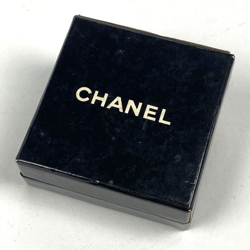 Chanel Coco Mark Rhinestone Necklace CC Mark Necklace GP Gold Ladies