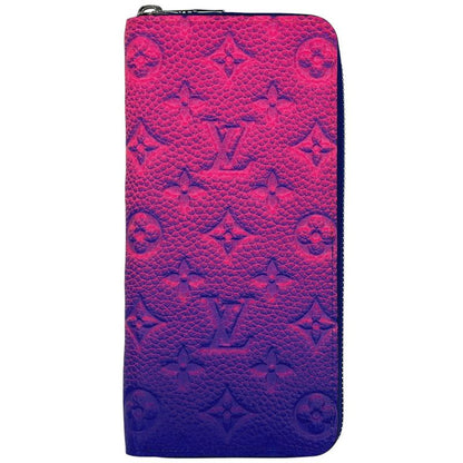 Louis Vuitton Zippy Wallet Vertical NM Neon Color Gradient Long Wallet Leather