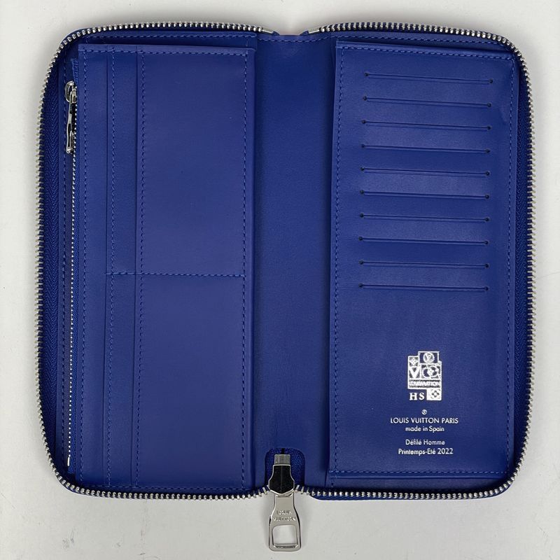 Louis Vuitton Zippy Wallet Vertical NM Neon Color Gradient Long Wallet Leather