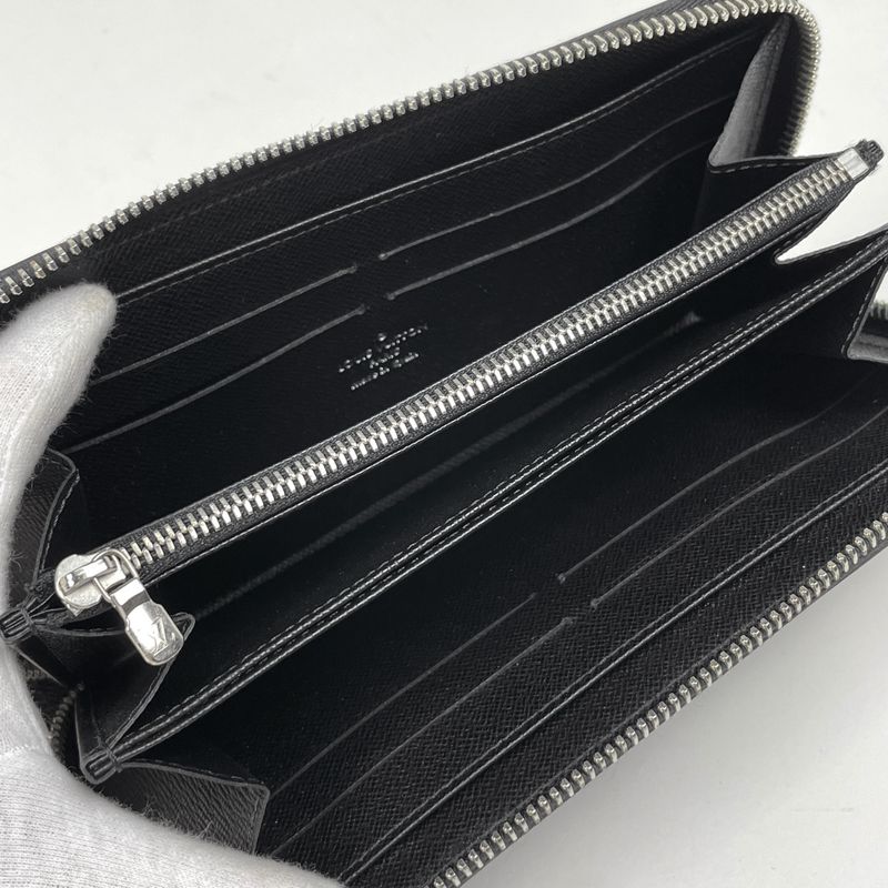 Louis Vuitton Zippy Wallet Round Zipper Billfold Coin Purse Long Wallet Epi