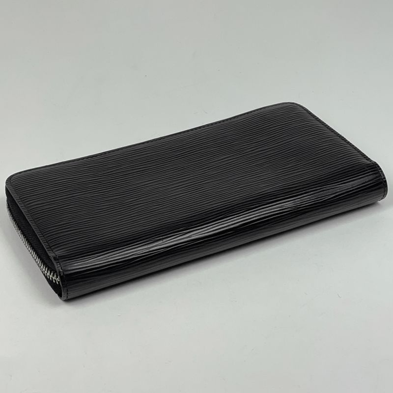 Louis Vuitton Zippy Wallet Round Zipper Billfold Coin Purse Long Wallet Epi