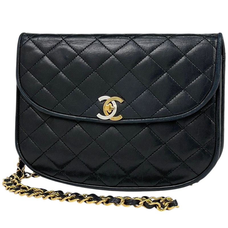 Chanel Paris Limited Edition Coco Mark Chain Shoulder Bag Matelasse Clutch