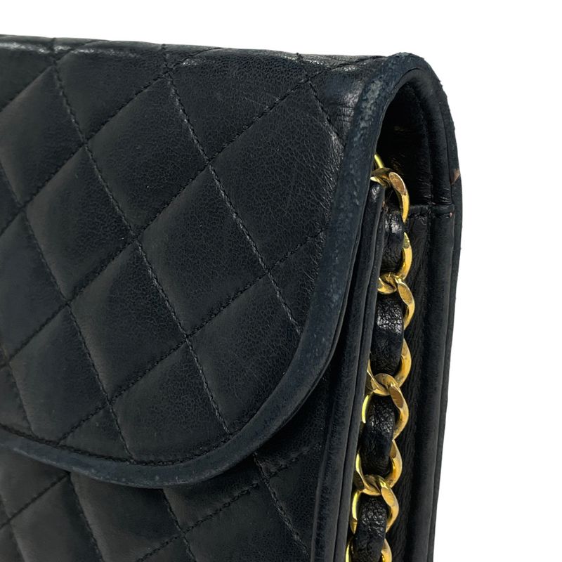 Chanel Paris Limited Edition Coco Mark Chain Shoulder Bag Matelasse Clutch