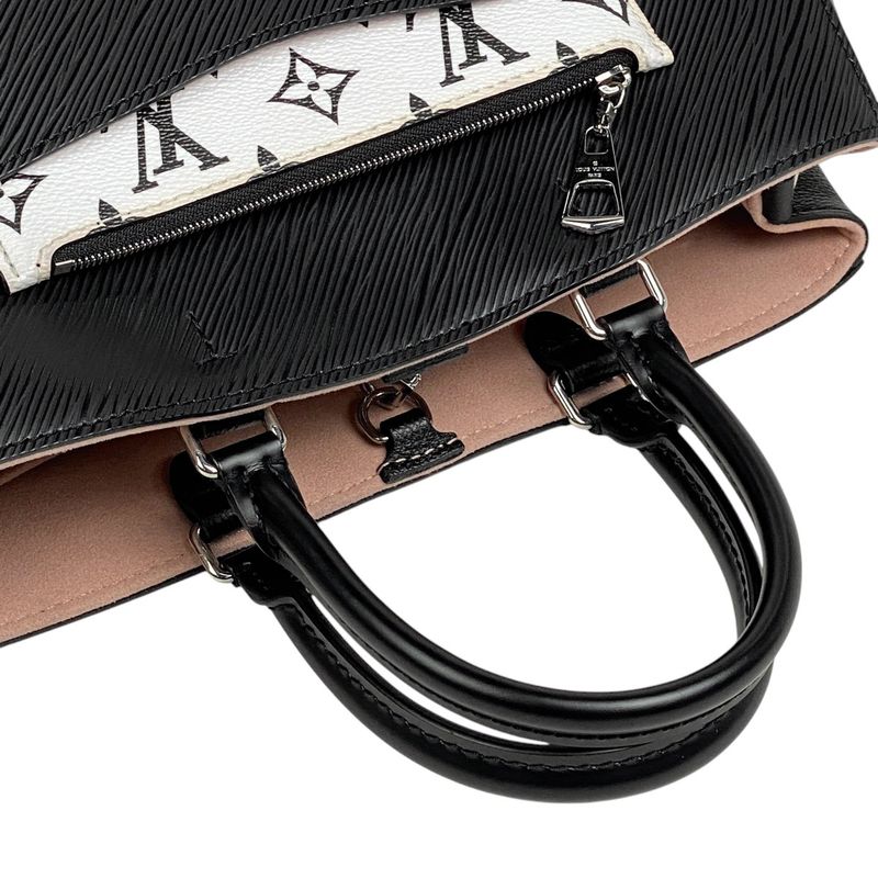 Louis Vuitton Marelle Tote MM 2WAY Shoulder Bag Handbag Epi Noir Black (black)