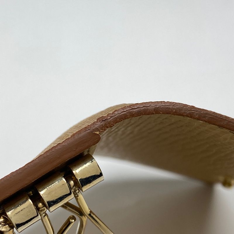 Fendi Zucca Pattern 6-serial Key Case Key Hook Key Holder Key Case Coated