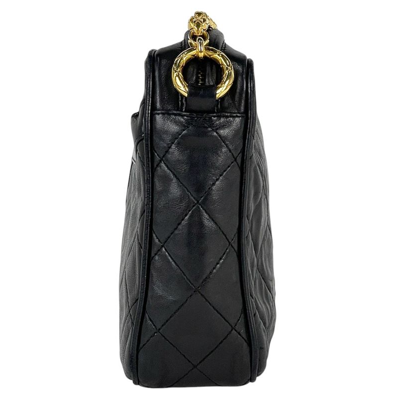 Chanel Coco Mark Fringe Chain Shoulder Bag Tassel Matelasse Shoulder Bag