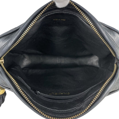 Chanel Coco Mark Fringe Chain Shoulder Bag Tassel Matelasse Shoulder Bag