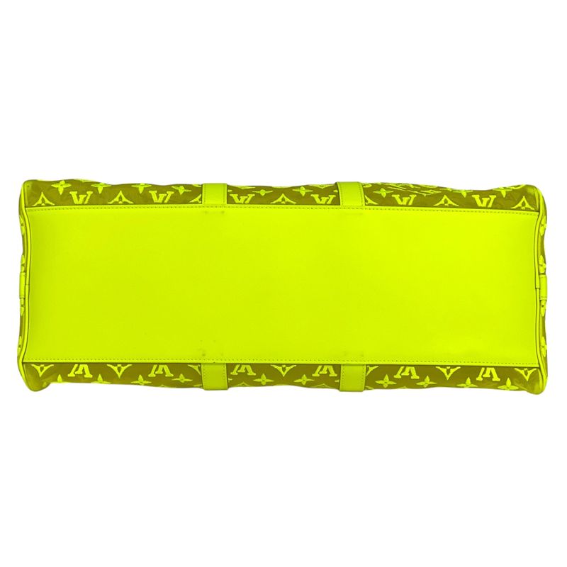 Louis Vuitton Keepall Bandouliere 50 Monogram See-through Neon Mesh Boston Bag