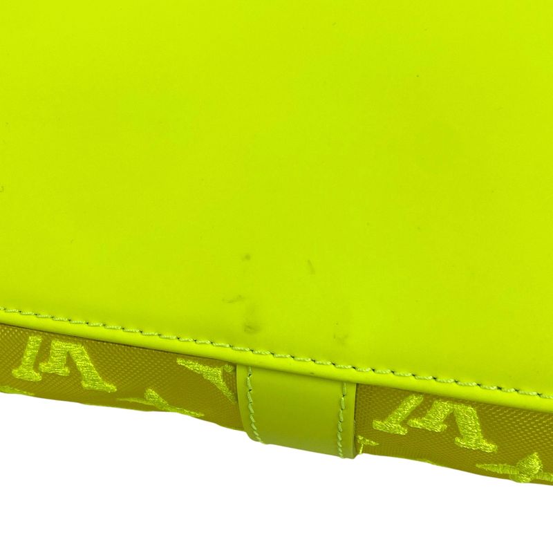 Louis Vuitton Keepall Bandouliere 50 Monogram See-through Neon Mesh Boston Bag