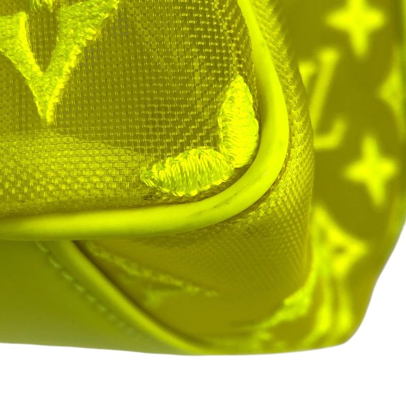 Louis Vuitton Keepall Bandouliere 50 Monogram See-through Neon Mesh Boston Bag