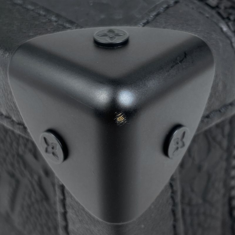 Louis Vuitton Soft Trunk Chain Monogram Crossbody Shoulder Bag Taurillon Noir