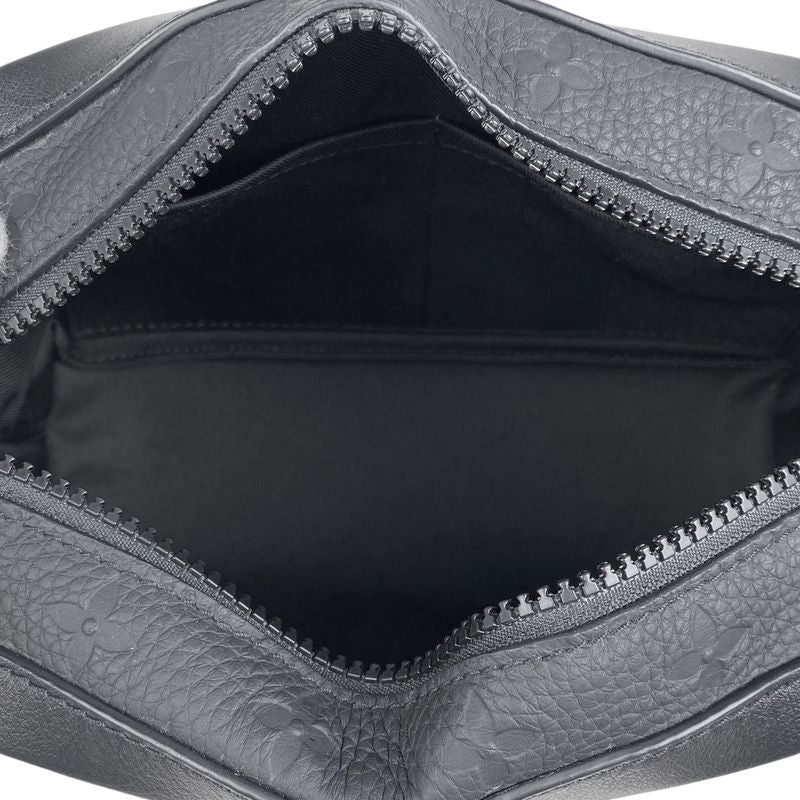 Louis Vuitton Soft Trunk Chain Monogram Crossbody Shoulder Bag Taurillon Noir