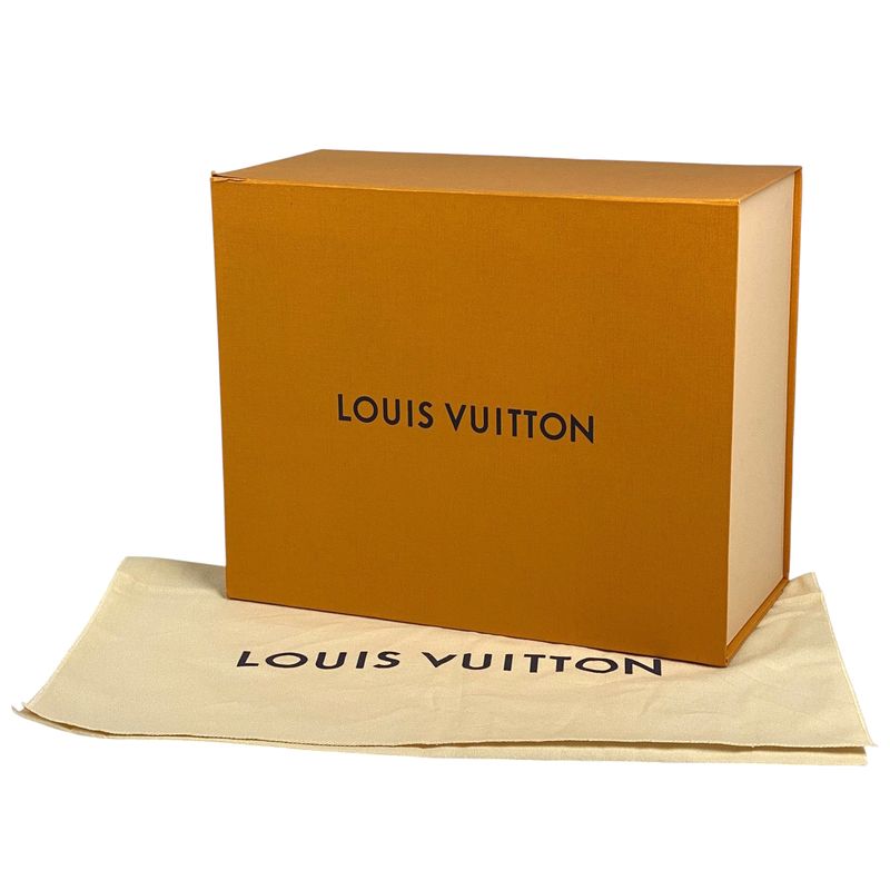 Louis Vuitton Soft Trunk Chain Monogram Crossbody Shoulder Bag Taurillon Noir