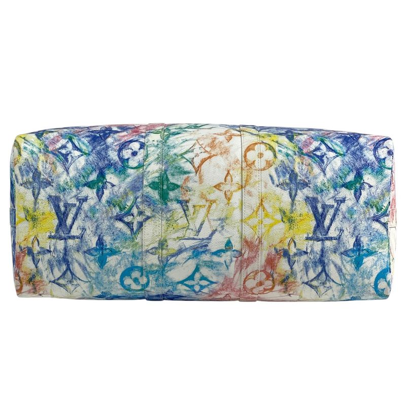 Louis Vuitton Keepall Bandouliere 50 Monogram Pastel Colors 2WAY Shoulder Bag