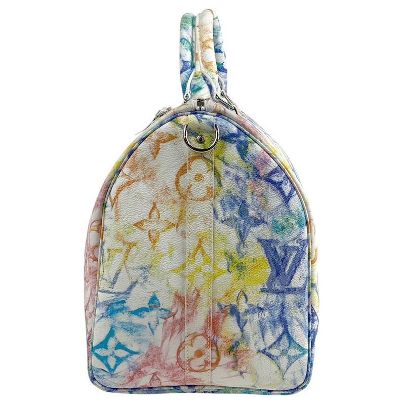Louis Vuitton Keepall Bandouliere 50 Monogram Pastel Colors 2WAY Shoulder Bag