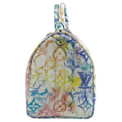 Louis Vuitton Keepall Bandouliere 50 Monogram Pastel Colors 2WAY Shoulder Bag
