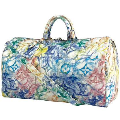 Louis Vuitton Keepall Bandouliere 50 Monogram Pastel Colors 2WAY Shoulder Bag