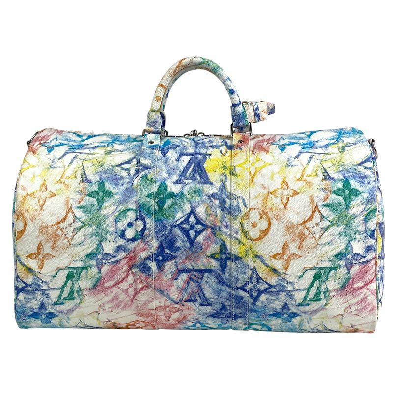 Louis Vuitton Keepall Bandouliere 50 Monogram Pastel Colors 2WAY Shoulder Bag