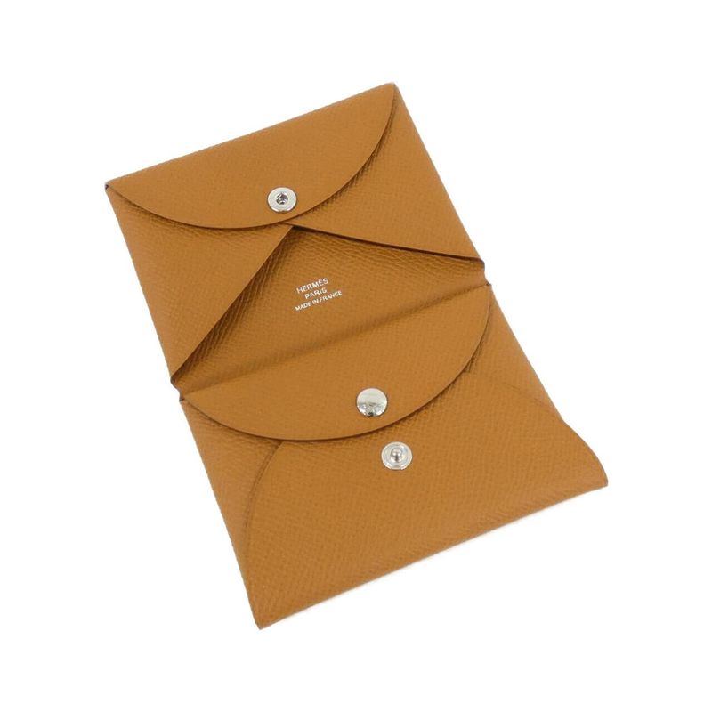 Hermes Calvi Duo 083035ck Coin Case