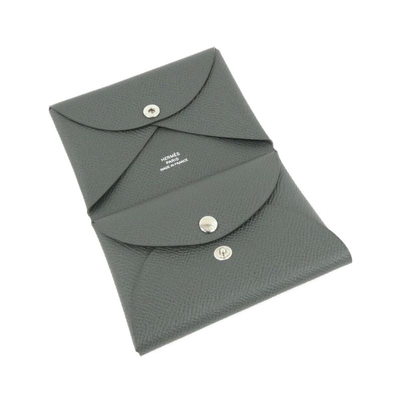 Hermes Calvi Duo 083035ck Coin Case