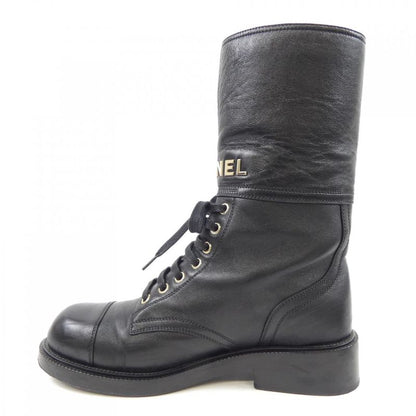 Chanel Laceup G37808y56044 Boots
