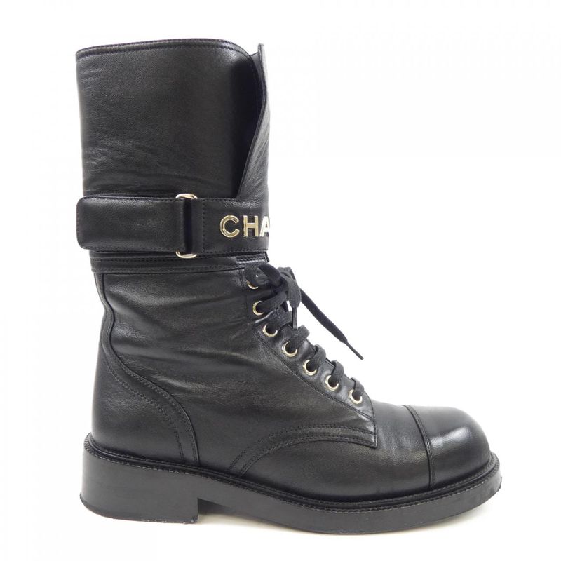 Chanel Laceup G37808y56044 Boots