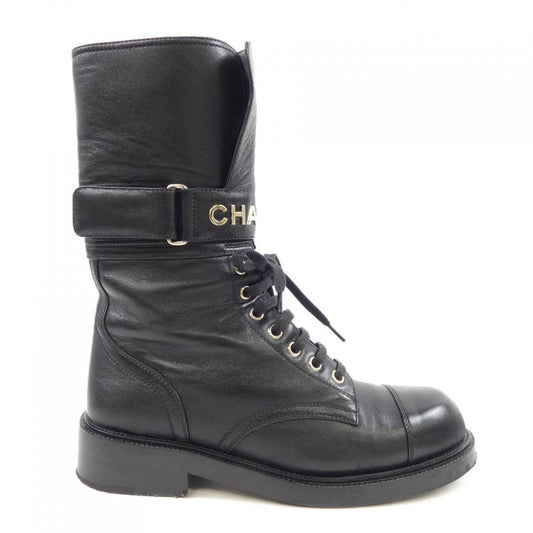 Chanel Laceup G37808y56044 Boots