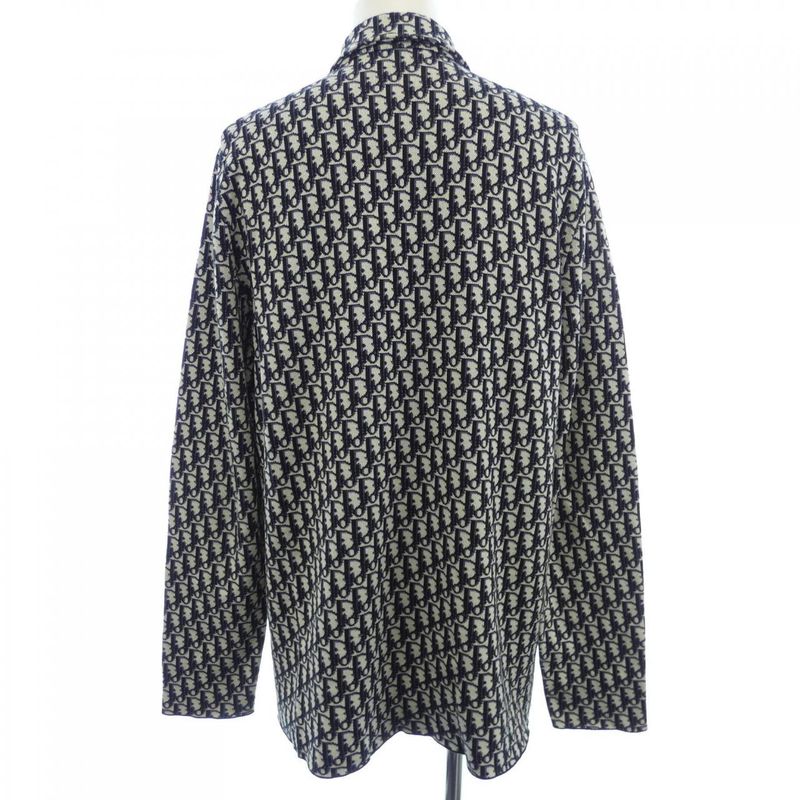 Dior Overshirt Dior Oblique Cotton Jacquard 023m550at099 Shirt