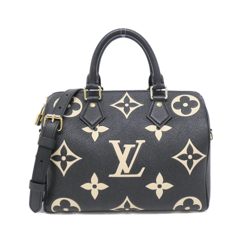 Louis Vuitton Bicolor Monogram Empreinte Speedy Bandouliere 25cm (9.84in)