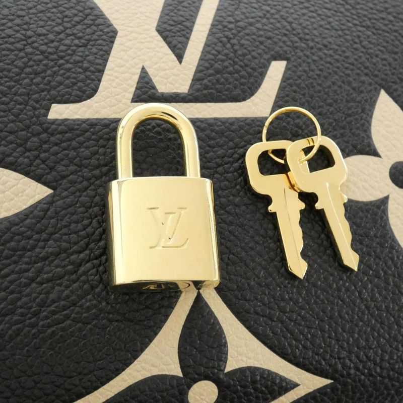 Louis Vuitton Bicolor Monogram Empreinte Speedy Bandouliere 25cm (9.84in)