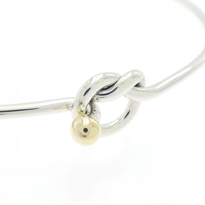 [vintage] Tiffany & Co Flat Wire Hook & Eye Heart Bangle