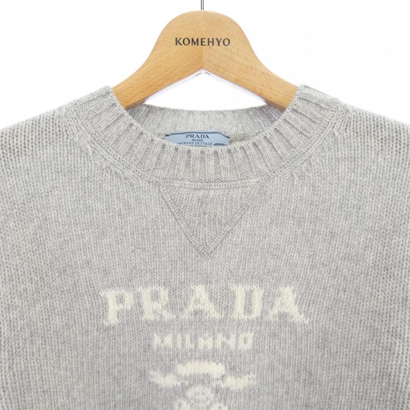 Prada Intarsia Logo P24u1t S231 1YMW Knit