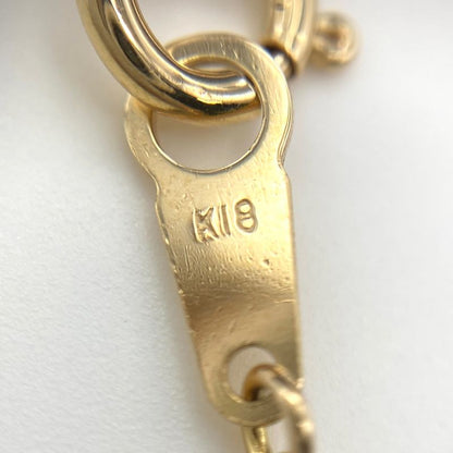 Bulgari Bvlgari Tondo Heart Necklace YG Yellow Gold Pendant Necklace 750 Ladies