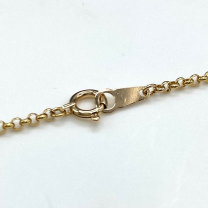 Bulgari Bvlgari Tondo Heart Necklace YG Yellow Gold Pendant Necklace 750 Ladies