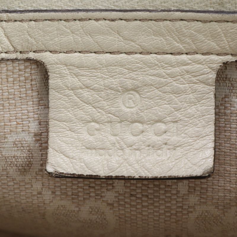 Gucci Bamboo Leather Tote Bag Shoulder Hand 282317 Gold Hardware Women's ERE