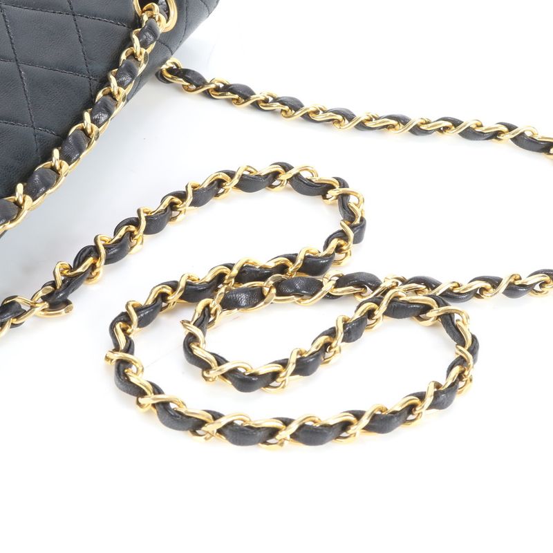 Chanel With Serial Seal Matelasse Lambskin Leather 2WAY Shoulder Bag Crossbody