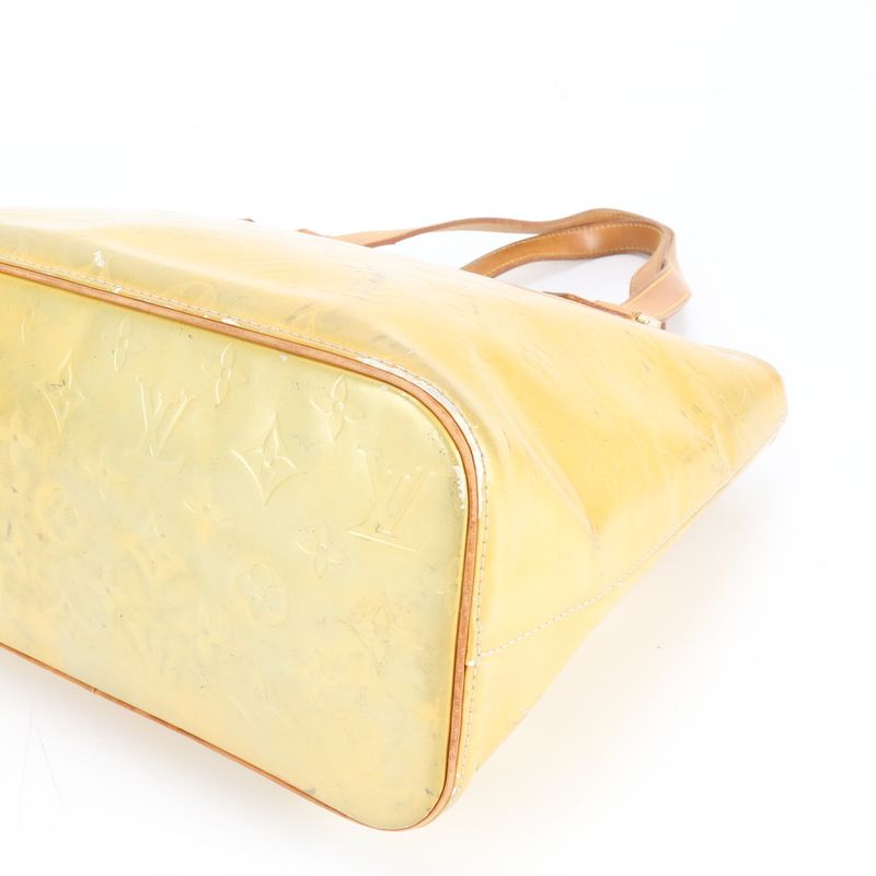 Louis Vuitton Monogram Vernis Houston M91053 Leather Tote Bag Shoulder Hand