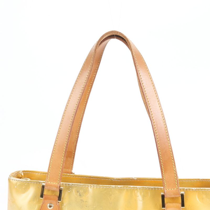 Louis Vuitton Monogram Vernis Houston M91053 Leather Tote Bag Shoulder Hand