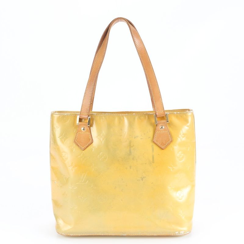 Louis Vuitton Monogram Vernis Houston M91053 Leather Tote Bag Shoulder Hand