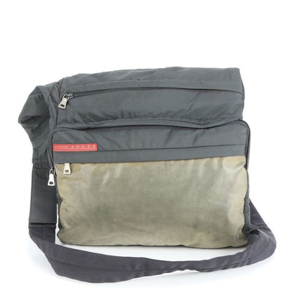 Prada Sport Shoulder Bag Crossbody Messenger Black Business Commuter Tote Men's