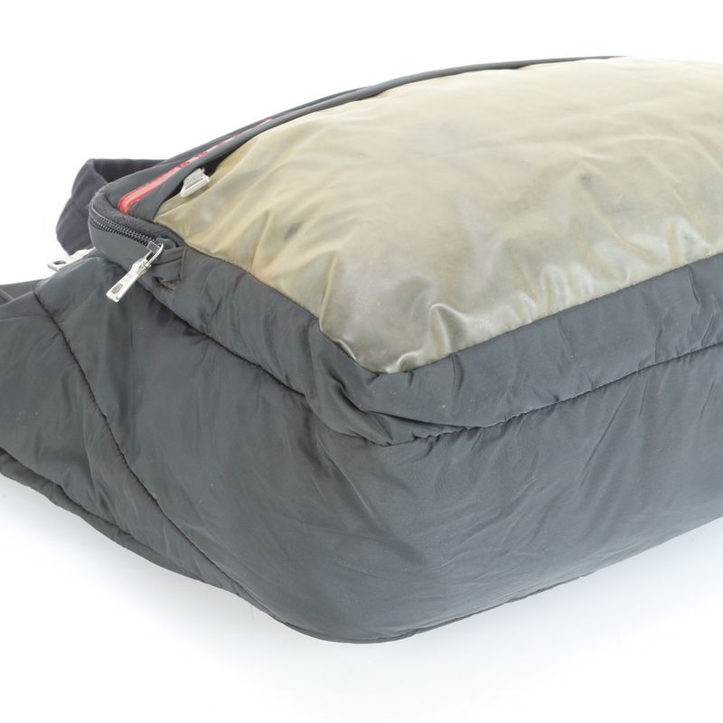 Prada Sport Shoulder Bag Crossbody Messenger Black Business Commuter Tote Men's