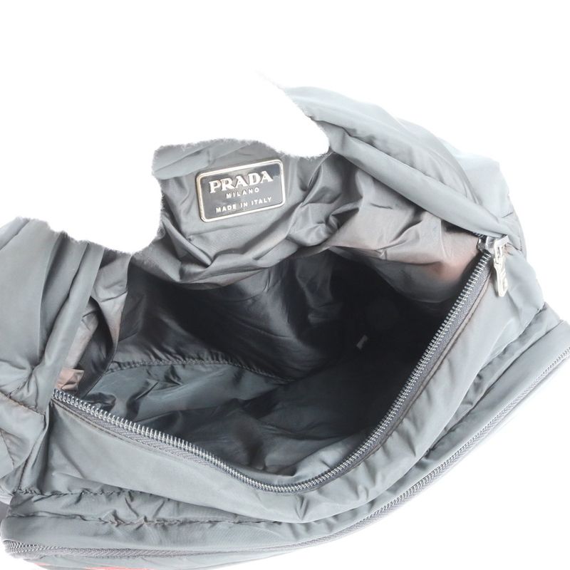 Prada Sport Shoulder Bag Crossbody Messenger Black Business Commuter Tote Men's