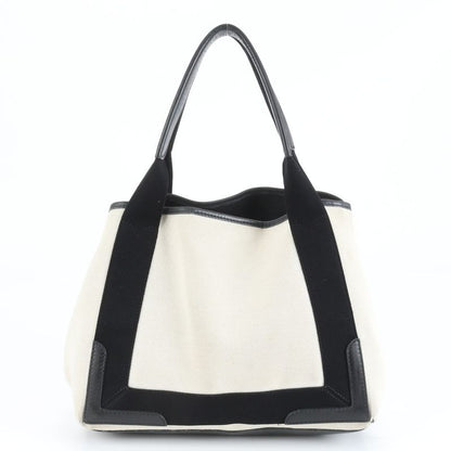 Balenciaga Navy Cabas S Leather Tote Bag Shoulder Hand Black Genuine Leather