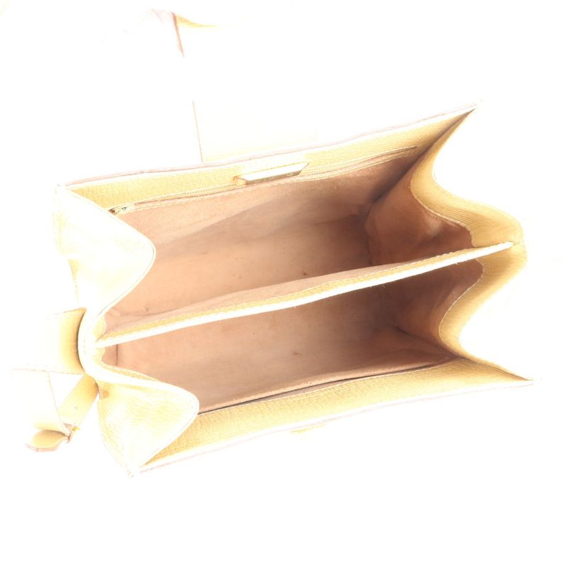 Vintage Loewe Leather Shoulder Bag Crossbody Gold Hardware Hand Tote Women's