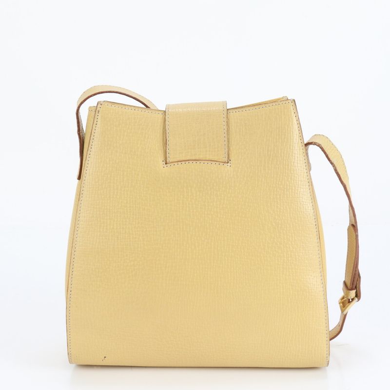 Vintage Loewe Leather Shoulder Bag Crossbody Gold Hardware Hand Tote Women's